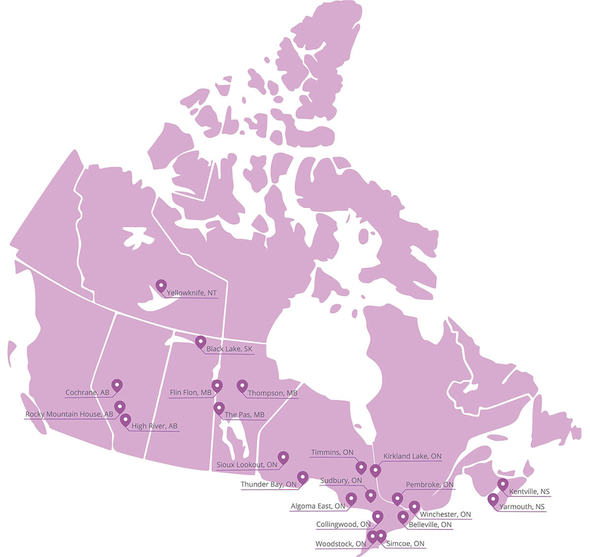 SP shelter partner map